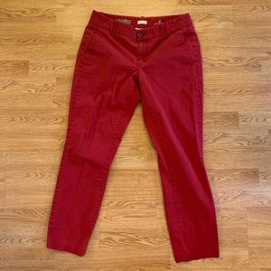 J. Crew Frankie Stretch Chino Pants Size 6